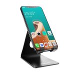 Portronics MODESK Universal Mobile Holder Stand with Metal Body (Black)
