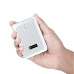 Portronics Zapcell 10k 10000mAh 22.5W Pocket Size Nano Powerbank (White)