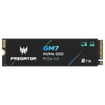 Acer Predator GM7 2TB M.2 2280 PCIe Gen 4 x4 NVMe 2.0 SSD