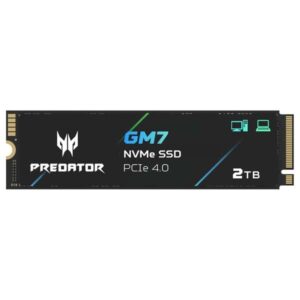 Acer Predator GM7 2TB M.2 2280 PCIe Gen 4 x4 NVMe 2.0 SSD
