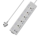 Portronics Power Plate 20 Extension Board with 5 Universal Power Sockets