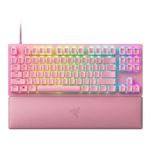 Razer Huntsman V2 Quartz Tenkeyless RGB Gaming Keyboard Razer Huntsman V2 Quartz Tenkeyless RGB Gaming Keyboard