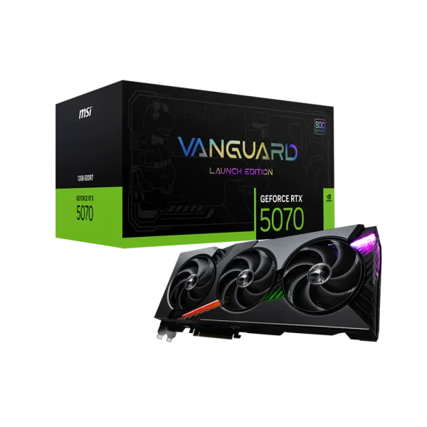 MSI GeForce RTX 5070 Vanguard SOC Launch Edition 12GB Graphic Card MSI GeForce RTX 5070 Vanguard SOC Launch Edition 12GB Graphic Card
