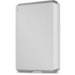 LaCie Mobile Drive 4TB External Drive – Moon Silver