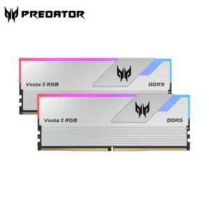 Acer Predator Vesta II 64GB (32GBx2) DDR5 6000MHz CL30 Desktop RAM (Silver)