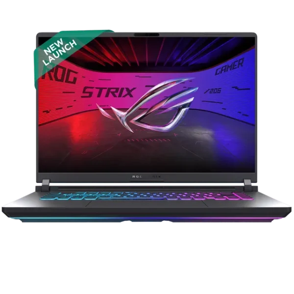 ASUS ROG Strix G16 G615LM-S5128WS Intel Core Ultra 9 Gaming Laptop (16GB, 1TB SSD, Windows 11 Home, 8GB Graphics, 16 inch 240 Hz 2.5K WQXGA IPS Display, NVIDIA GeForce RTX 5060, MS Office Home 2024, Eclipse Gray, 2.65 KG)