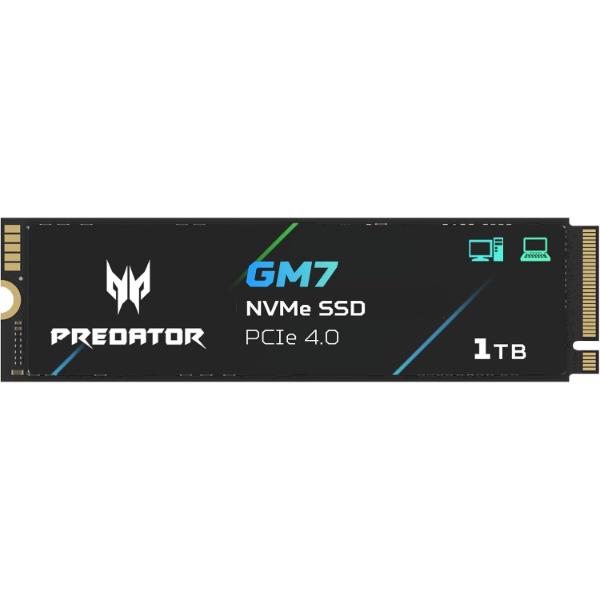 Acer Predator GM7 1TB NVMe M.2 Gen4 SSD Acer Predator GM7 1TB NVMe M.2 Gen4 SSD