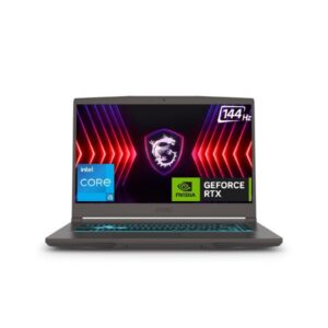 MSI Thin 15, Intel 12th Gen. Core i5 12450H, 40CM Gaming Laptop(16GB/1TB NVMe SSD/Windows 11 Home/Nvidia GeForce RTX 3050, 4GB GDDR6/Cosmos Gray/1.86kg), B12UC-2086IN