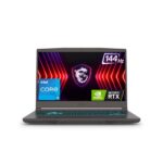 MSI THIN 15, INTEL 13TH GEN. I5-13420H, 40CM FHD 144HZ GAMING LAPTOP (16GB/512GB NVME SSD/WINDOWS 11 HOME/NVIDIA GEFORCE RTX 3050, GDDR6 4GB/COSMOS GRAY/1.86KG) B13UC-125IN