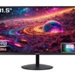 Acer SA322QU E 31.5 Inch WQHD IPS Monitor | 100Hz Refresh | 1ms VRB | AdaptiveSync FreeSync & G-SYNC | HDR10 | Ultra-Slim 7.2mm | ZeroFrame | Eye Care | Built-in Speakers | HDMI, DP Ports, Audio Out