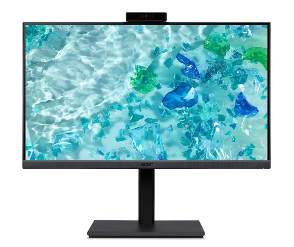 Acer B247Y D6 23.8 Inch IPS Full HD Backlit LED LCD Monitor I IR 5M Adjustable Webcam with Human Presence Detection, 120Hz, Height Adjustment and Pivot, HDMI, VGA, DP, USB 3.2 HUB I Stereo Speakers Acer B247Y D6 23.8 Inch IPS Full HD Backlit LED LCD Monitor I IR 5M Adjustable Webcam with Human Presence Detection, 120Hz, Height Adjustment and Pivot, HDMI, VGA, DP, USB 3.2 HUB I Stereo Speakers