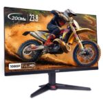 Acer Nitro VG240Y X1 23.8 Inch IPS Full HD Backlit LED Gaming Monitor I 0.5 MS Response I 200Hz Refresh Rate I SRGB 99%, HDR 10 I 2xHDMI, 1xDP I Stereo Speakers I AMD FreeSync Premium I Eye Care - Image 3