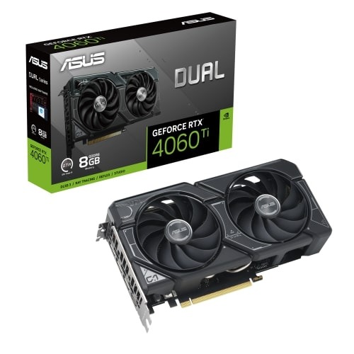 ASUS-DUAL-GEFORCE-RTX-4060-TI-8GB.jpg ASUS DUAL GEFORCE RTX 4060 TI 8GB GDDR6 GRAPHICS CARD (DUAL-RTX4060TI-8G) - Image 1