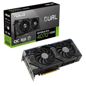 ASUS Dual GeForce RTX 4070 Ti SUPER OC Edition 16GB GDDR6X Graphics Card