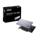 ASUS Hyper M.2 X16 PCIe 4.0 X4 Expansion Card Supports 4 NVMe M.2 **NO BOX**