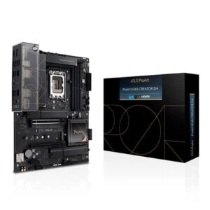 ASUS ProArt B760-CREATOR D4 Intel LGA 1700 (13th and 12th Gen) ATX Content Creator Motherboard,DDR4,PCIe 5.0,3xM.2 Slots,2.5 Gb &1Gb LAN,Front USB 3.2 Gen 2×2 Type-C,Thunderbolt(USB4®) Header
