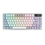 ASUS ROG AZOTH White Gaming Keyboard with NX Blue Mechanical Switches