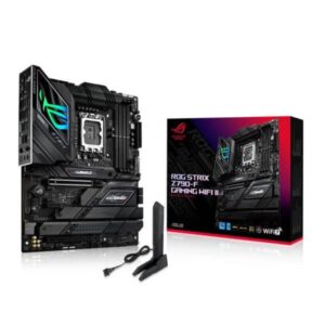 ASUS ROG Strix Z790-F Gaming WiFi II LGA 1700 (Intel 14th &13th & 12th Gen) ATX Gaming Motherboard(DDR5,2.5 Gb LAN,5XM.2 Slots,PCIe 5.0 x16,WiFi 7,Front-Panel Connector with PD 3.0 up to 30W)