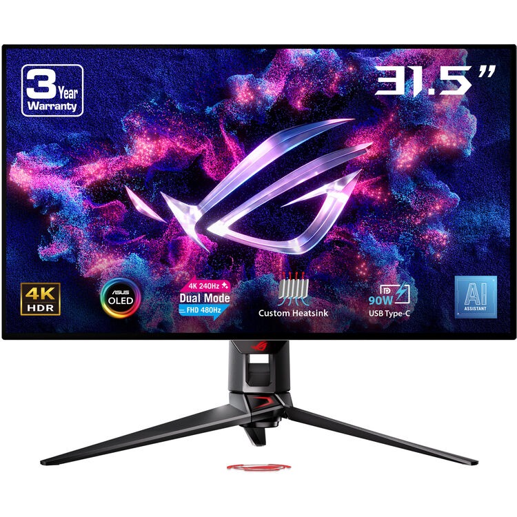 ASUS ROG Swift PG32UCDP 32” 4K OLED Gaming Monitor ASUS ROG Swift PG32UCDP 32” 4K OLED Gaming Monitor