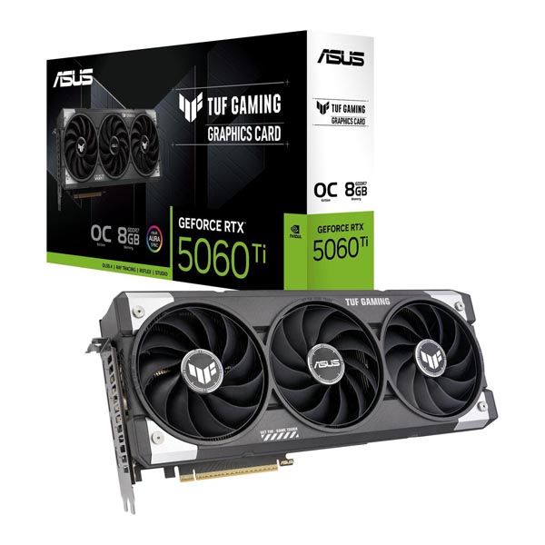 ASUS-TUF-Gaming-GeForce-RTX-5060-Ti-8GB-GDDR7-OC-Edition-Graphics-Card-1.jpg ASUS TUF Gaming GeForce RTX 5060 Ti 8GB GDDR7 OC Edition Graphics Card - Image 1