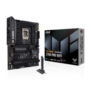 ASUS TUF Gaming Z790-PRO WiFi 6E LGA 1700 (Intel 14th, 13th&12th Gen) ATX gaming motherboard (DDR5,PCIe Gen 5 x 16 SafeSlot with Q-Release,Front Panel USB 20Gbps Type-C with PD