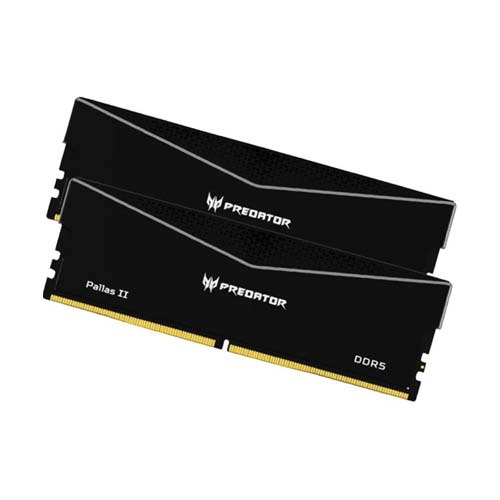 Acer Predator Pallas II 64GB (32GBx2) DDR5 6000MHz CL30 RAM (Black) (BL.9BWWR.437) Acer Predator Pallas II 64GB (32GBx2) DDR5 6000MHz CL30 RAM (Black) (BL.9BWWR.437)