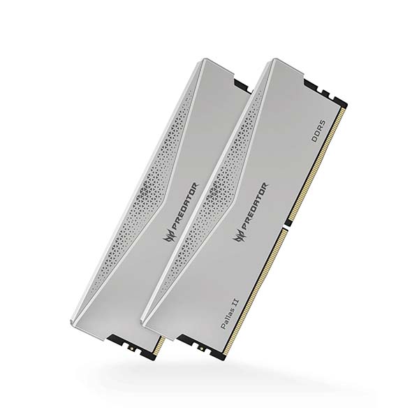 Acer Predator Pallas II 64GB (32GBx2) DDR5 6000MHz CL30 RAM (Silver) Acer Predator Pallas II 64GB (32GBx2) DDR5 6000MHz CL30 RAM (Silver)