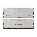 Acer Predator Pallas II 96GB (48GBx2) 6000MHz DDR5 Memory (Silver)