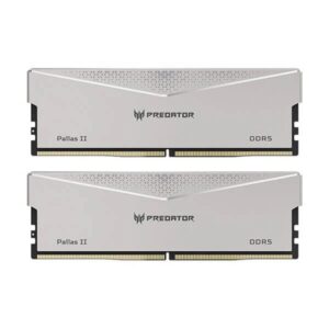 Acer Predator Pallas II Series 32GB (16GBx2) DDR5 6000MHz CL30 Desktop Ram (Silver)