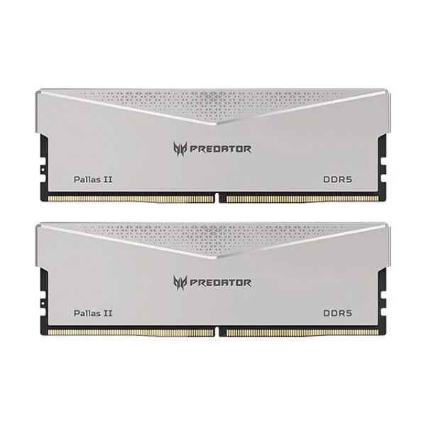 Acer Predator Pallas II Series 32GB (16GBx2) DDR5 6000MHz CL30 Desktop Ram (Silver) Acer Predator Pallas II Series 32GB (16GBx2) DDR5 6000MHz CL30 Desktop Ram (Silver)