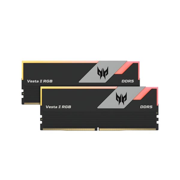 Acer-Predator-Vesta-II-RGB-DDR5-64GB-2x32GB-6000Mhz-Desktop-Ram-Black-1.jpg Acer Predator Vesta II RGB DDR5 64GB (2x32GB) 6000Mhz Desktop Ram (Black) - Image 1