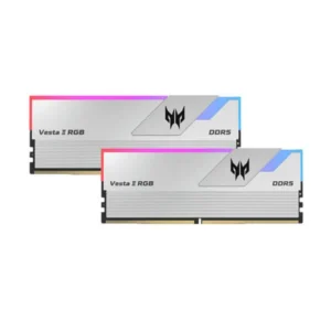 Acer Predator Vesta II RGB Series 32GB (16GBx2) DDR5 6000MHz CL32 Desktop Ram (Silver) (BL.9BWWR.379)