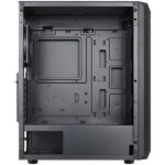 Aerocool Beam V1 ATX Mid Tower WITH 1 Black Fan Cabinet (Black)