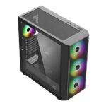 Ant Esports 411 Air ARGB (E-ATX) Mid Tower Cabinet (Black) - Image 2