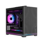Ant Esports Box C Air V2 Mini-Tower M-ATX Gaming Cabinet (Black)