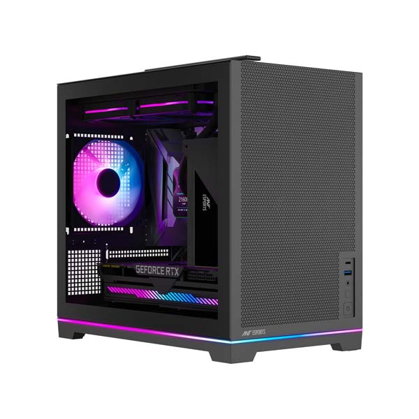 Ant case-atx [AESP0404] (black gaming mini)