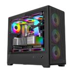 Ant Esports EVO 360 Lite ATX Mid-Tower Gaming Cabinet (Black)
