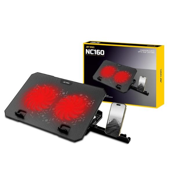 Ant Esports NC160 Laptop Cooling Pad Black Ant Esports NC160 Laptop Cooling Pad Black