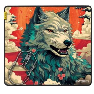 Ant Esports Wolf Mouse Pad 260X210X3mm Anti-fray Stitching