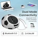 Portronics ToadPlay Football Mini Wireless Mouse - Image 4