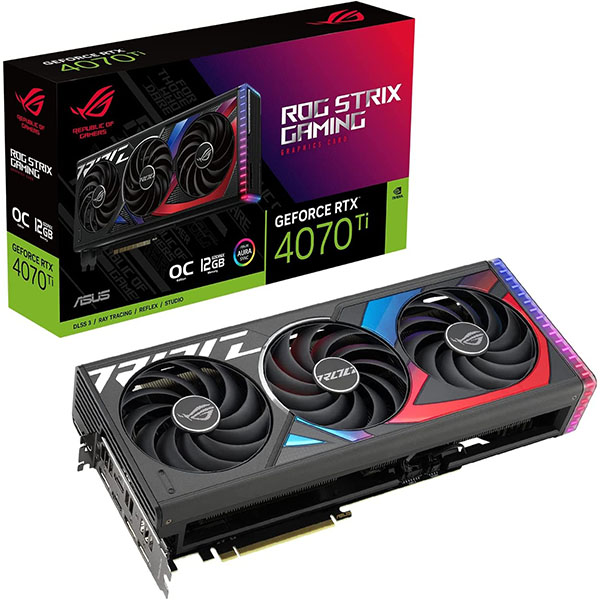 Asus-4070-TI-ROG-STRIX-1.jpg Asus ROG Strix RTX 4070 Ti 12GB Gaming Graphics Card - Image 1