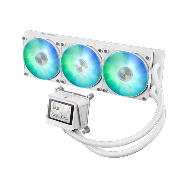 Asus AYW Gaming LC 360 ARGB LCD CPU liquid cooler (White) Asus AYW Gaming LC 360 ARGB LCD CPU liquid cooler (White)