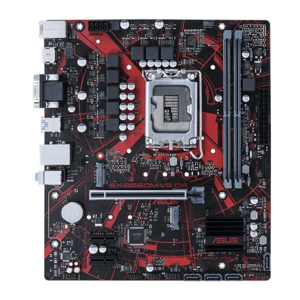 Asus EX-B660M-V5 D4 Intel Motherboard Supports Intel 12th, 13th & 14th Gen Processors Asus EX-B660M-V5 D4 Intel Motherboard Supports Intel 12th, 13th & 14th Gen Processors