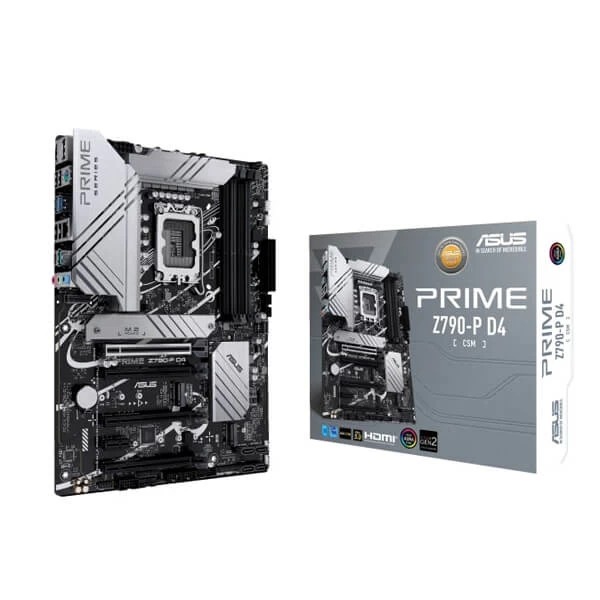 Asus PRIME Z790-P D4 CSM Intel Motherboard Supports Intel 12th, 13th & 14th Gen Processors Asus PRIME Z790-P D4 CSM Intel Motherboard Supports Intel 12th, 13th & 14th Gen Processors