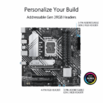 Asus Prime B660M-A D4 Intel Motherboard Supports Intel 12th, 13th & 14th Gen Processors