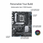 Asus Prime H670-PLUS D4 Intel Motherboard Supports Intel 12th, 13th & 14th Gen Processors - Image 3