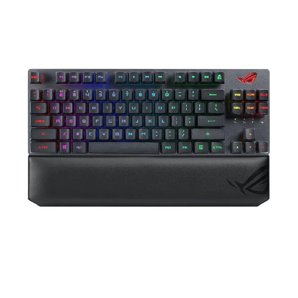 Asus ROG Strix Scope RX TKL Wireless Deluxe Gaming Keyboard With ROG RX Red Switches Asus ROG Strix Scope RX TKL Wireless Deluxe Gaming Keyboard With ROG RX Red Switches