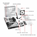 Asus ROG Strix Z690-A Gaming WIFI D4 Intel Motherboard Supports Intel 12th, 13th & 14th Gen Processors - Image 2