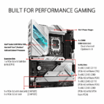 Asus ROG Strix Z690-A Gaming WIFI D4 Intel Motherboard Supports Intel 12th, 13th & 14th Gen Processors - Image 4