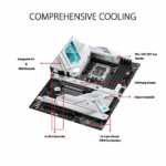Asus ROG Strix Z690-A Gaming WIFI D4 Intel Motherboard Supports Intel 12th, 13th & 14th Gen Processors - Image 3